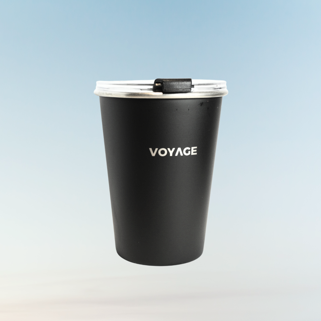 ヴァクトー vaqutaux ロゴ入りタンブラー&ホルダーケース voyage ヴァクトー vaqutaux ロゴ入りタンブラー&ホルダーケース voyage