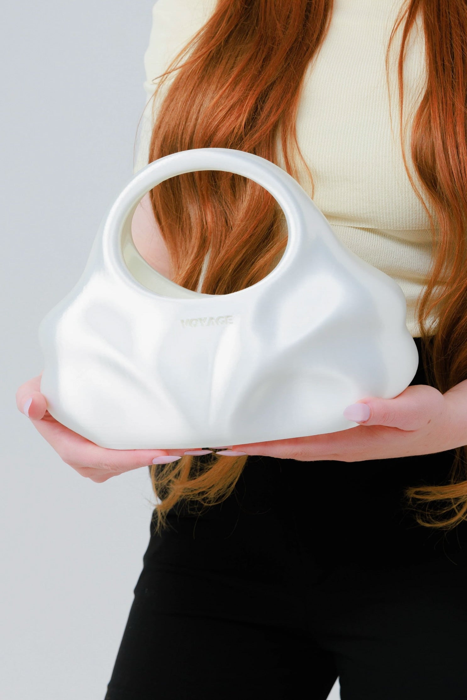 3D Printed bag · תיק מודפס בתלת מימד · Savoré · Silken Pearl VOYAGE