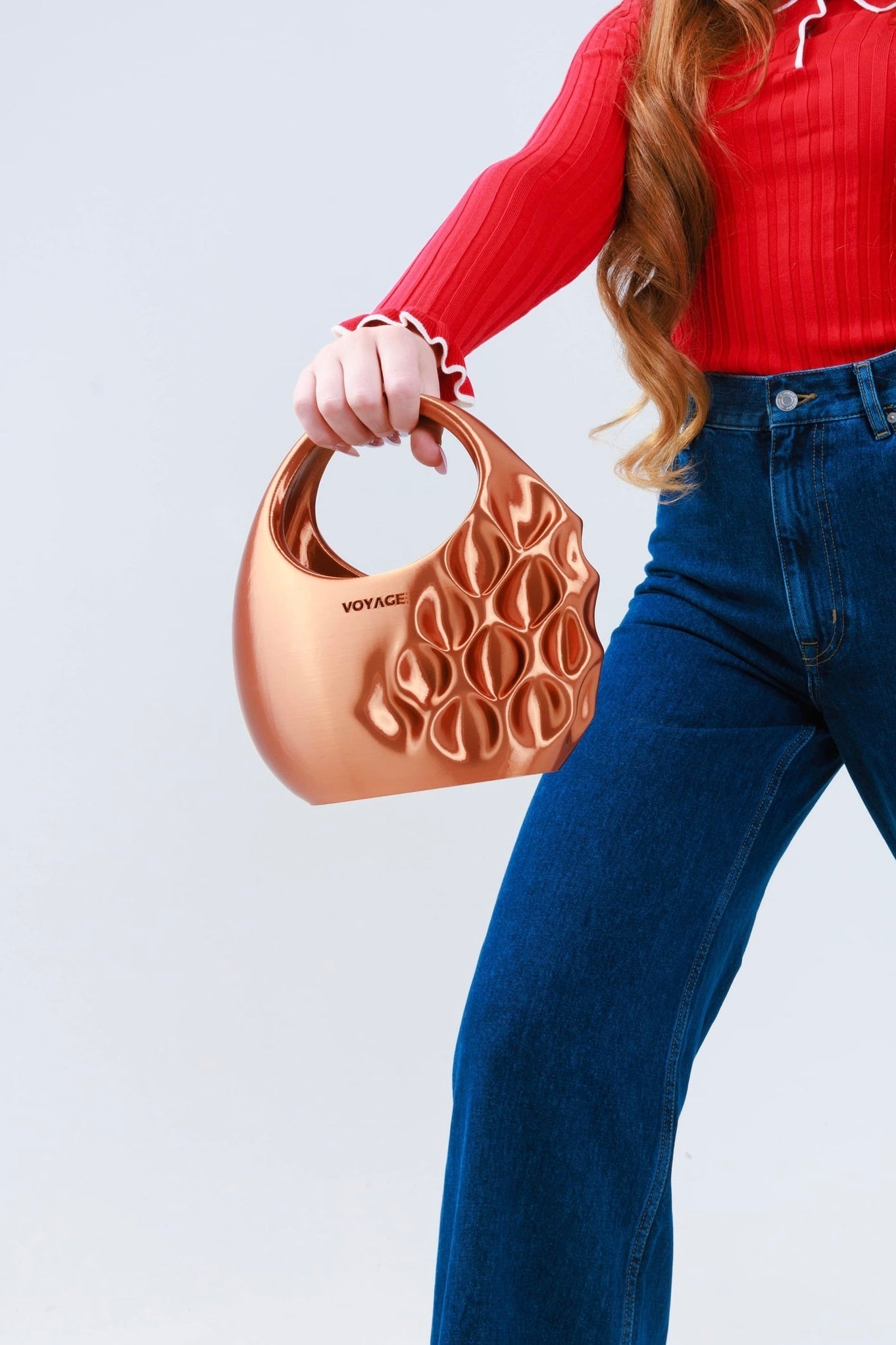 VOYAGE 3D Printed bag · Vermowa · Sunset Bronze VOYAGE