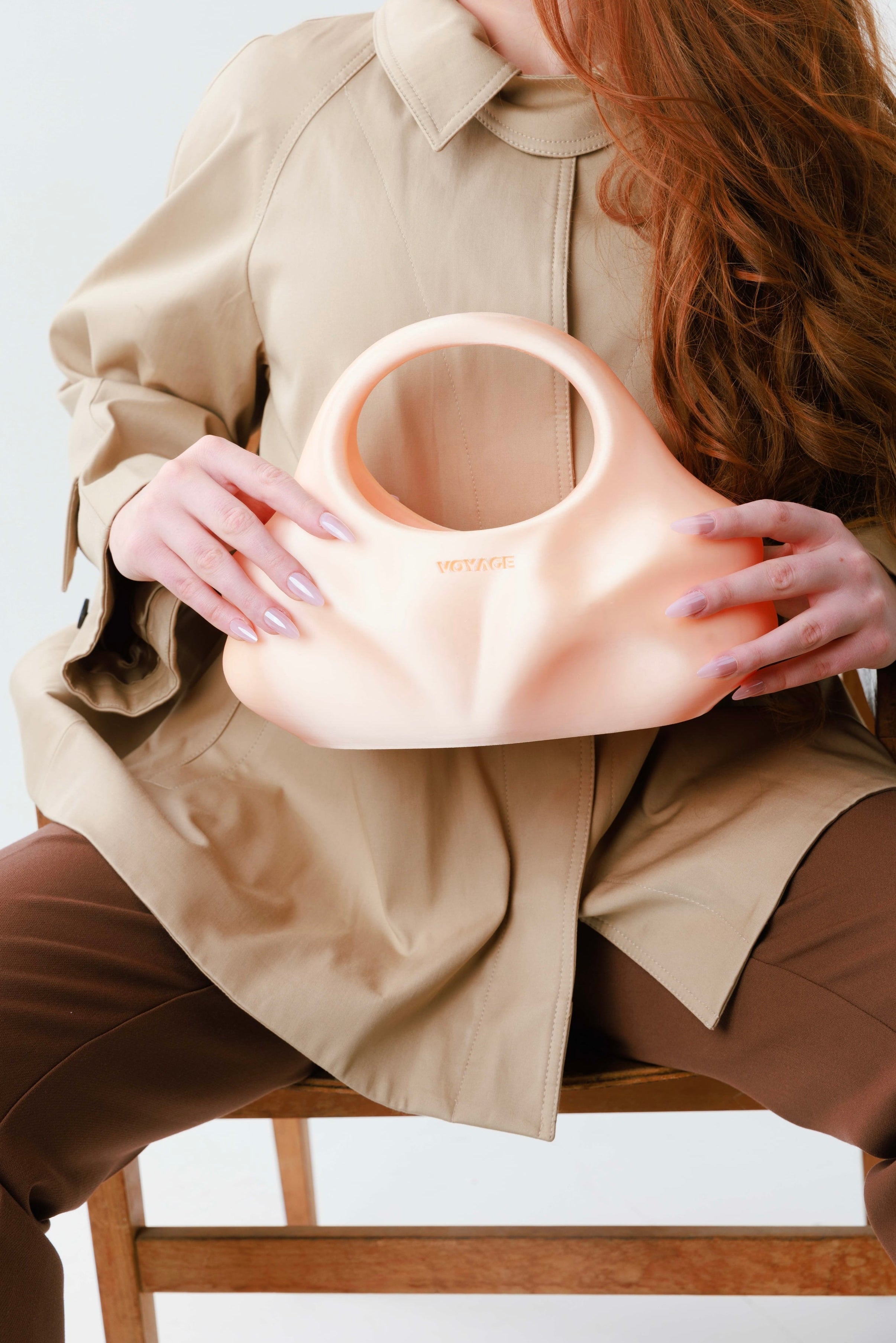 3D Printed bag · Savoré · Peach VOYAGE