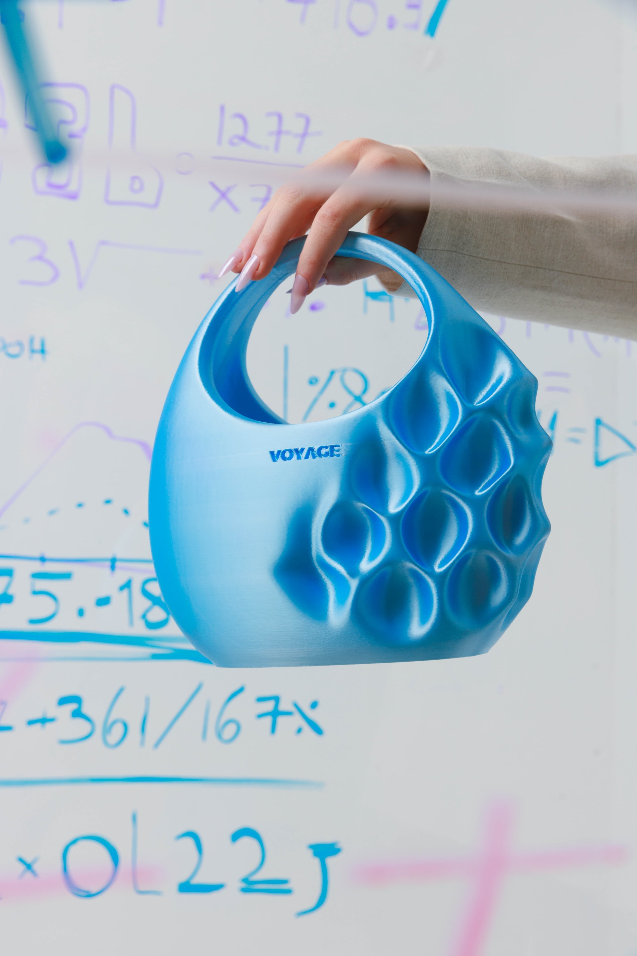 VOYAGE 3D Printed bag · Vermowa · Blue Mirage VOYAGE