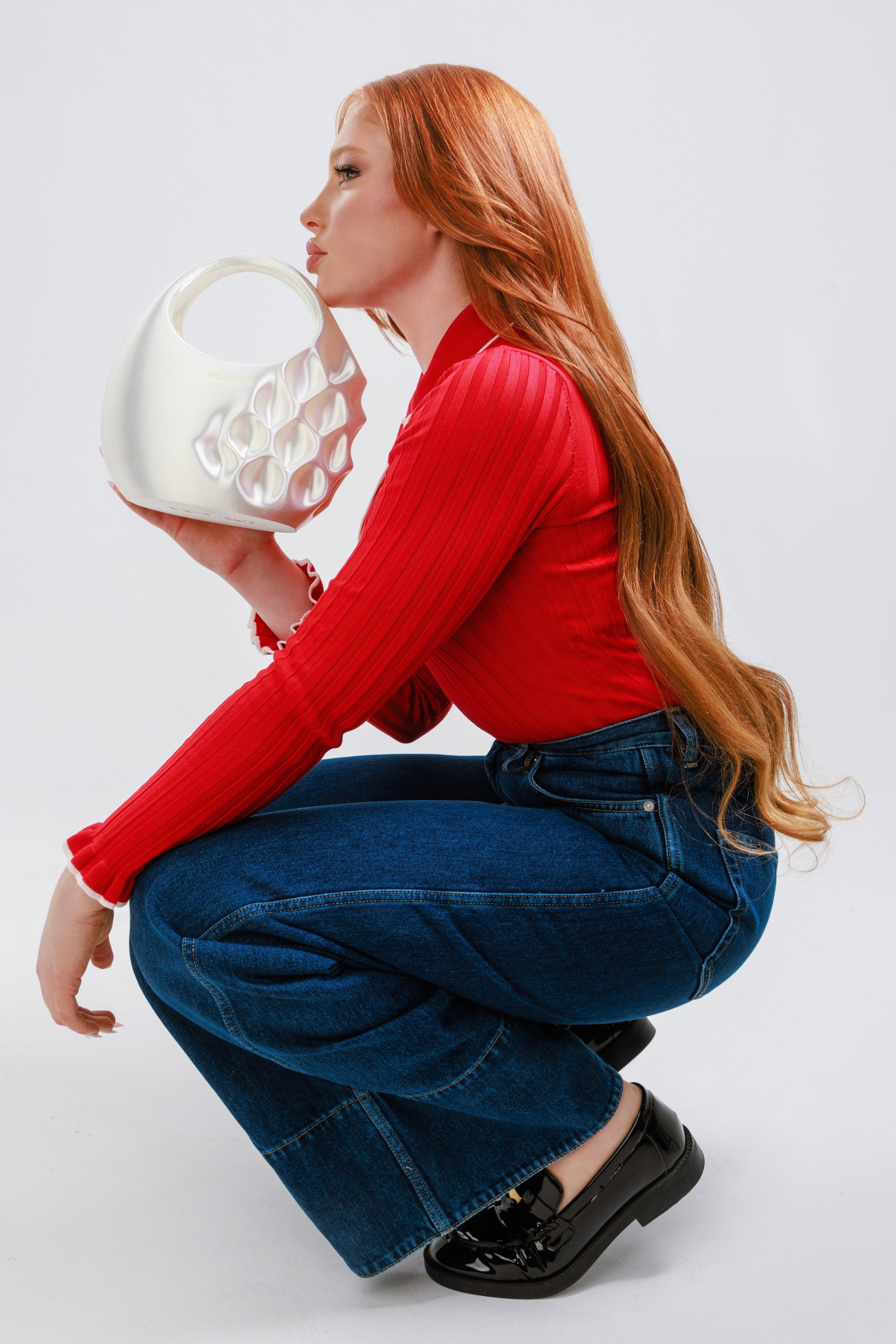 3D Printed bag · תיק מודפס בתלת מימד · Vermowa · Silken Pearl VOYAGE